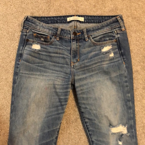 Abercrombie & Fitch Distressed Skinny Jeans - Picture 5 of 12